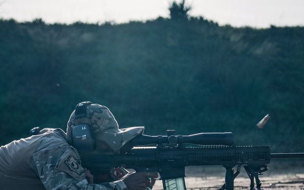Multinational special operations forces execute sniper training during Flintlock 26