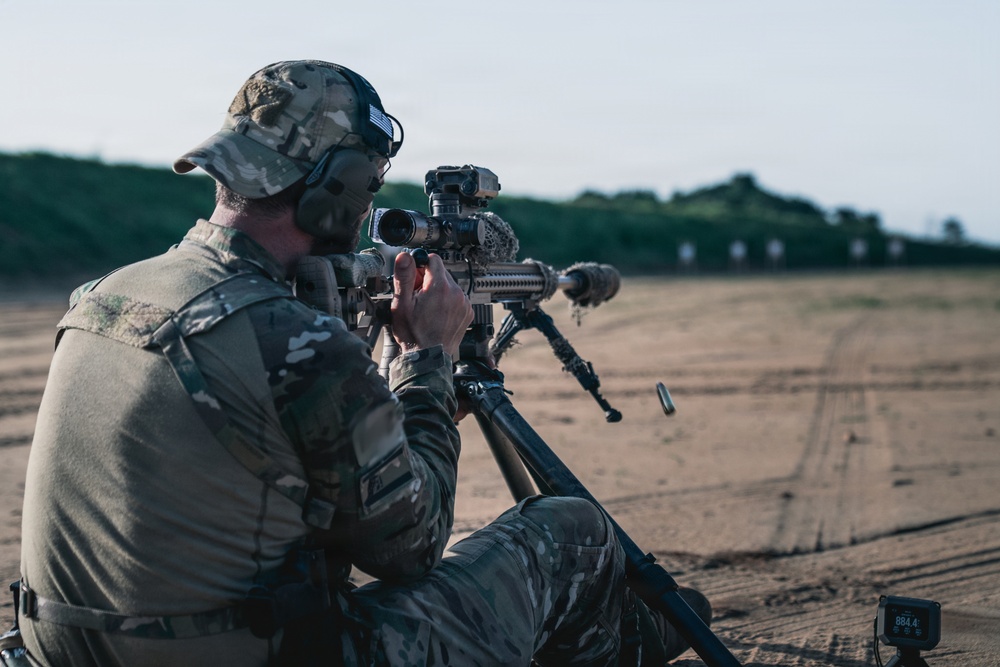 Multinational special operations forces execute sniper training during Flintlock 26