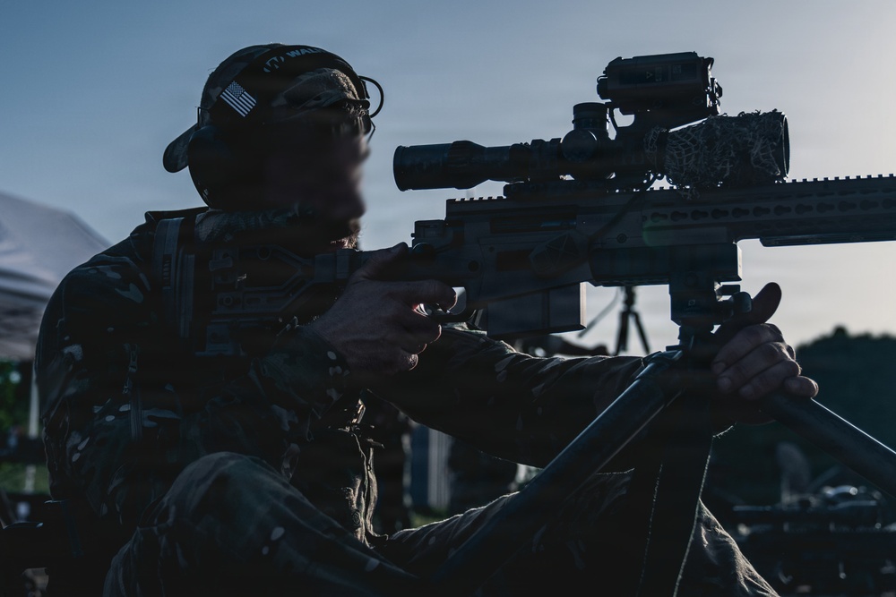 Multinational special operations forces execute sniper training during Flintlock 26