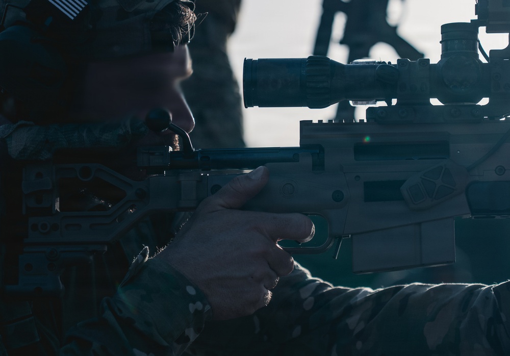 Multinational special operations forces execute sniper training during Flintlock 26