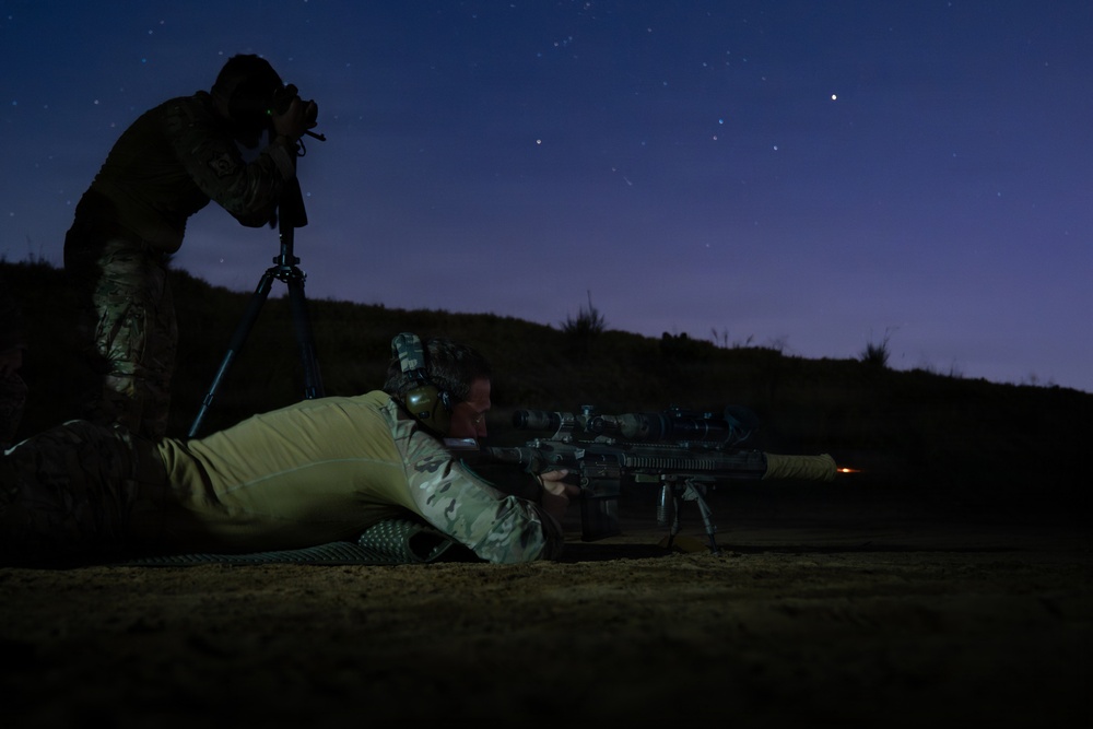Multinational special operations forces execute sniper training during Flintlock 26