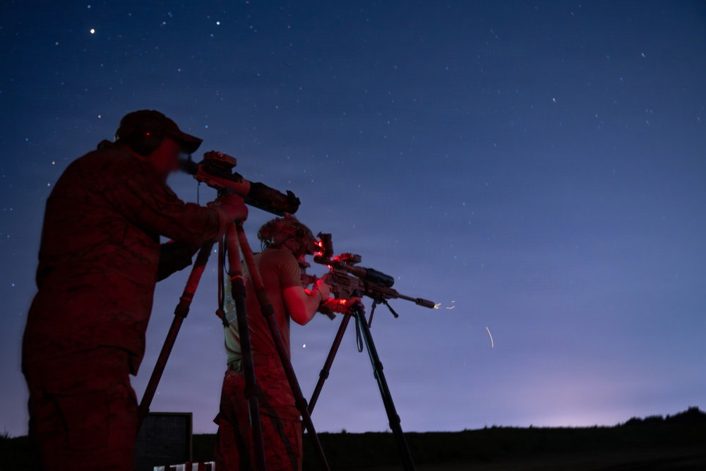 Multinational special operations forces execute sniper training during Flintlock 26