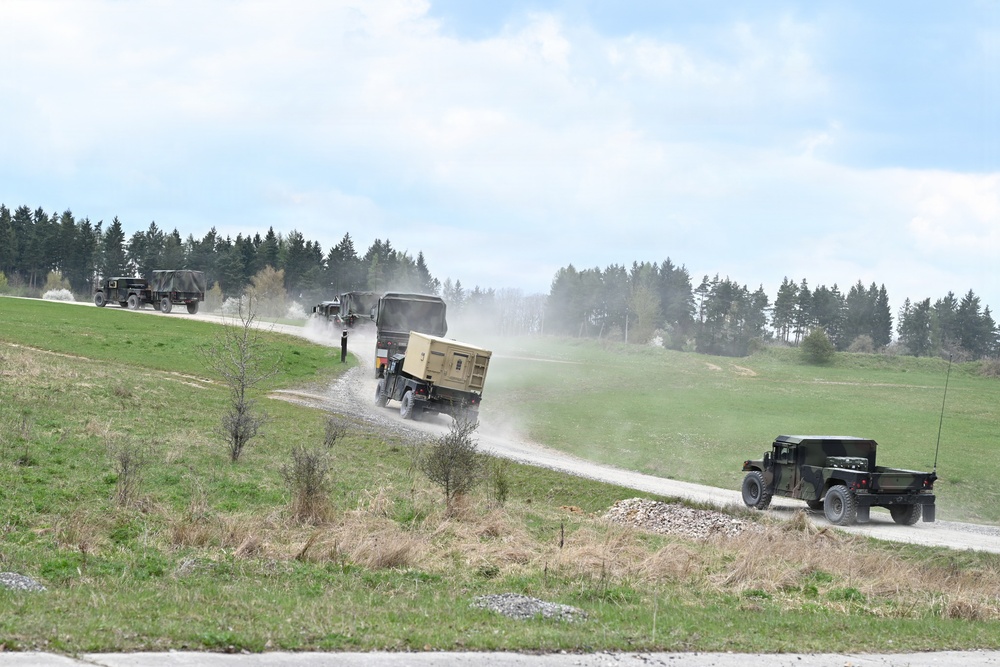232nd Signal Company React To Contact/Ambush Training