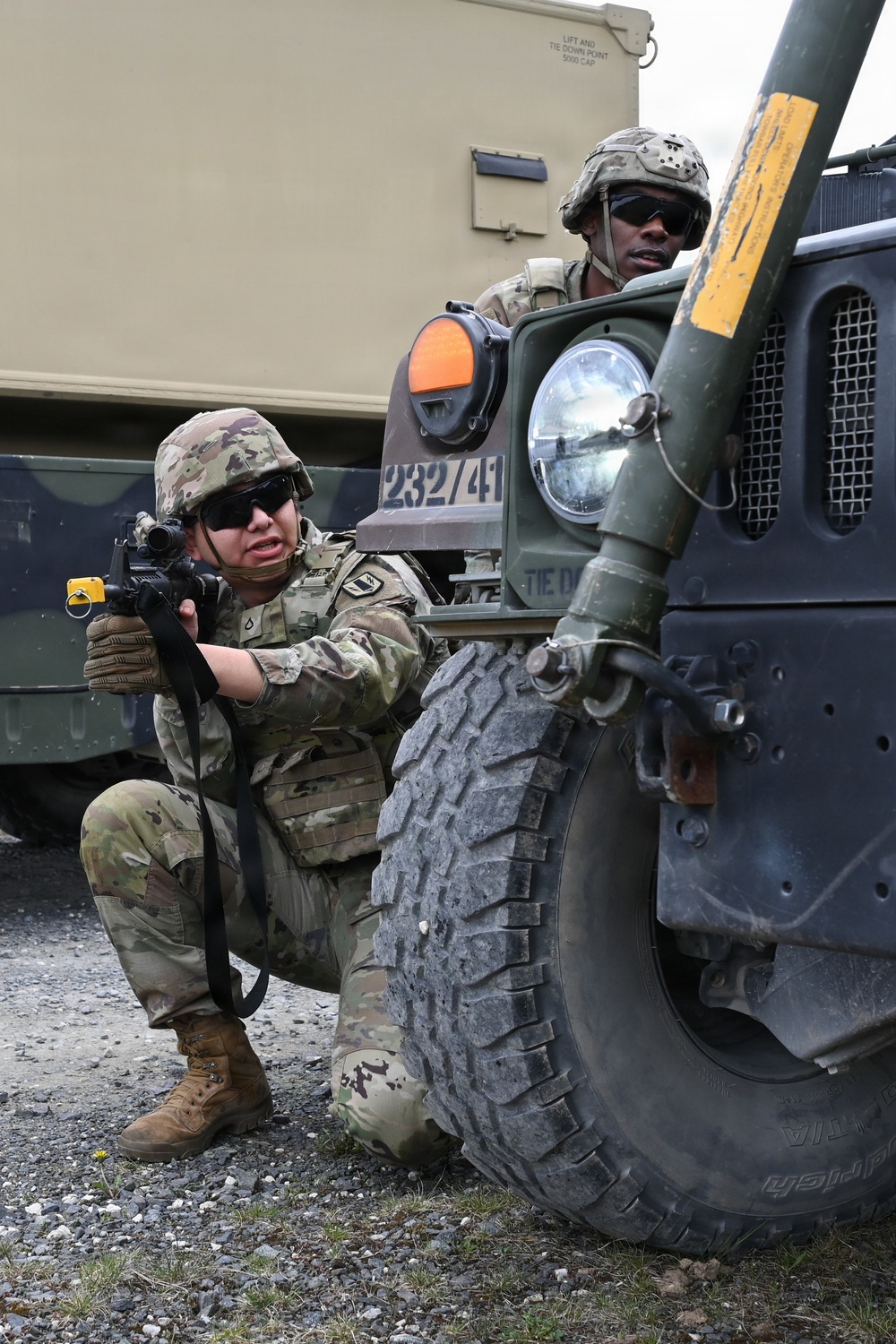 232nd Signal Company React To Contact/Ambush Training