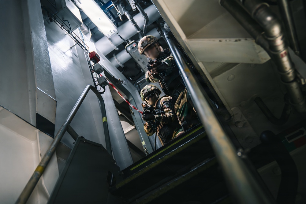 Multinational special operations forces conduct VBSS training during Flintlock 26