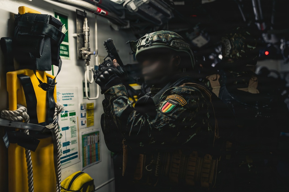 Multinational special operations forces conduct VBSS training during Flintlock 26