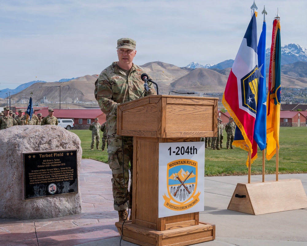 B-Roll- UTNG 1-204th Infantry Regiment Activation Ceremony