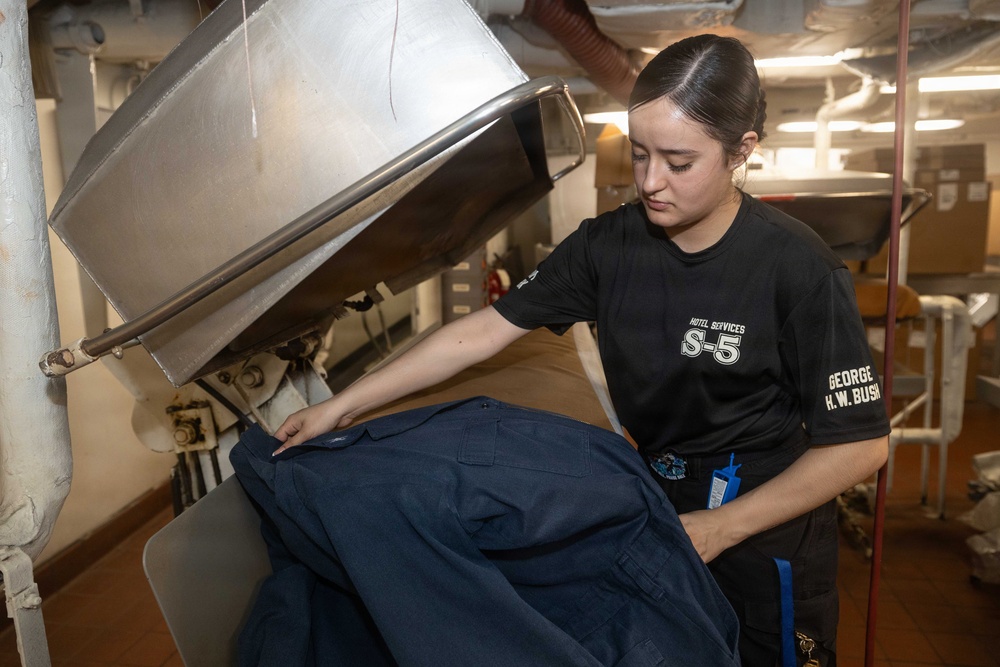 Daily Operations Aboard USS George H.W. Bush (CVN 77)