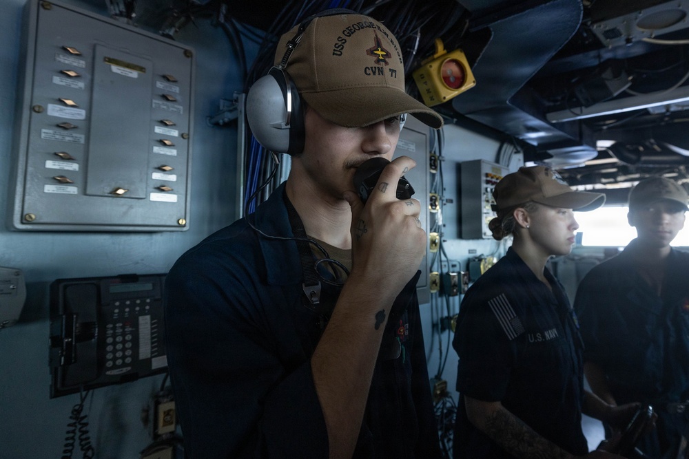 Daily Operations Aboard USS George H.W. Bush (CVN 77)