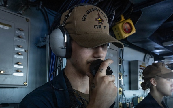 Daily Operations Aboard USS George H.W. Bush (CVN 77)