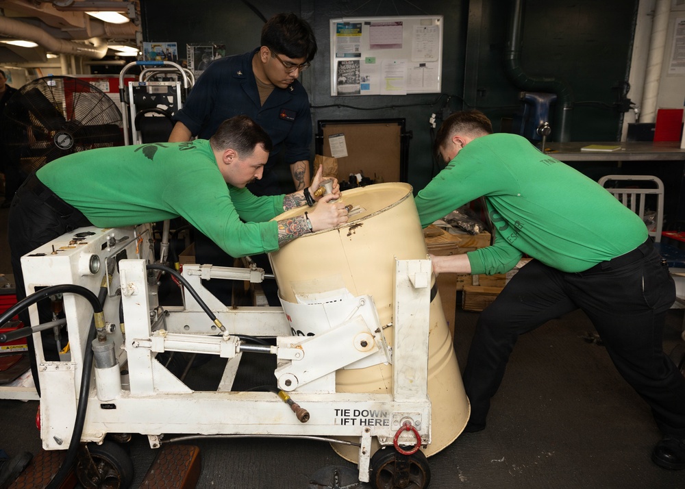 Daily Operations Aboard USS George H.W. Bush (CVN 77)