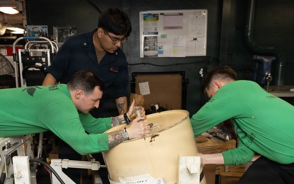 Daily Operations Aboard USS George H.W. Bush (CVN 77)