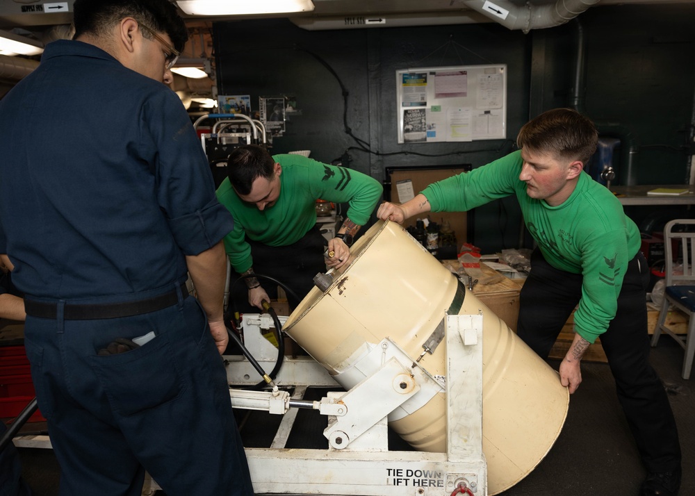 Daily Operations Aboard USS George H.W. Bush (CVN 77)