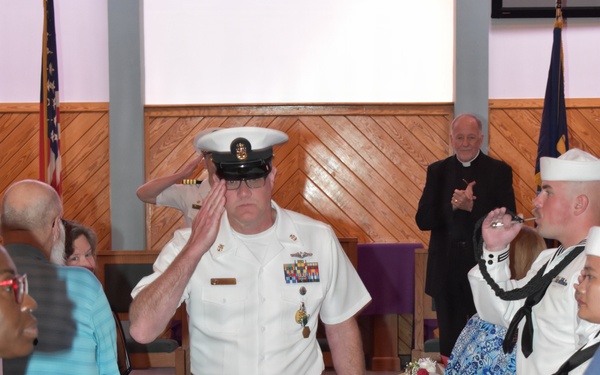 NMRLC Command Master Chief Brandon L. Lindbeck Retires after 30 Years of Service