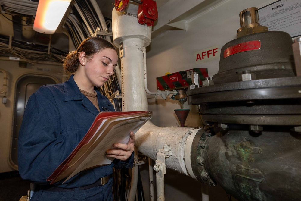 Daily Operations Aboard USS George H.W. Bush (CVN 77)