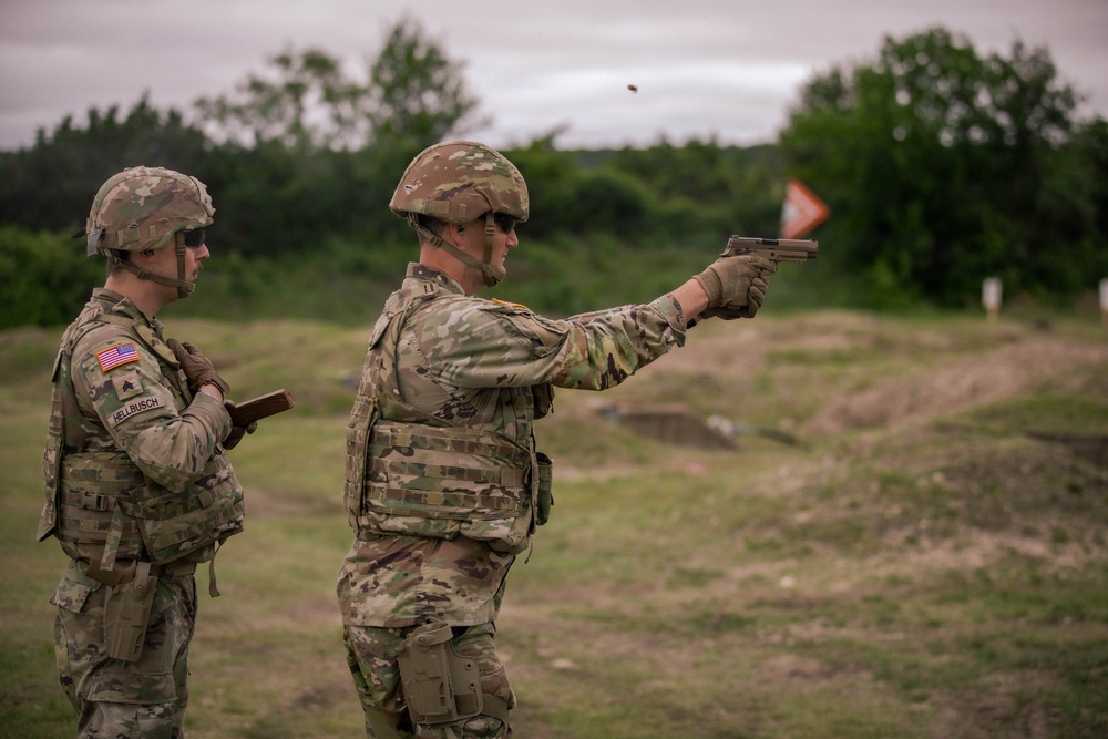 Soldiers from the 316th ESC qualify at ranges