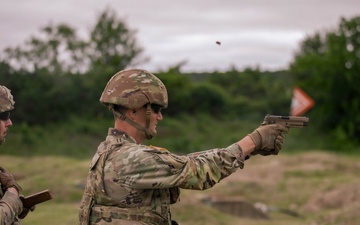 Soldiers from the 316th ESC qualify at ranges