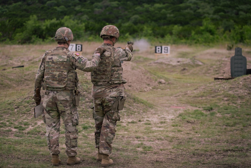 Soldiers from the 316th ESC qualify at ranges