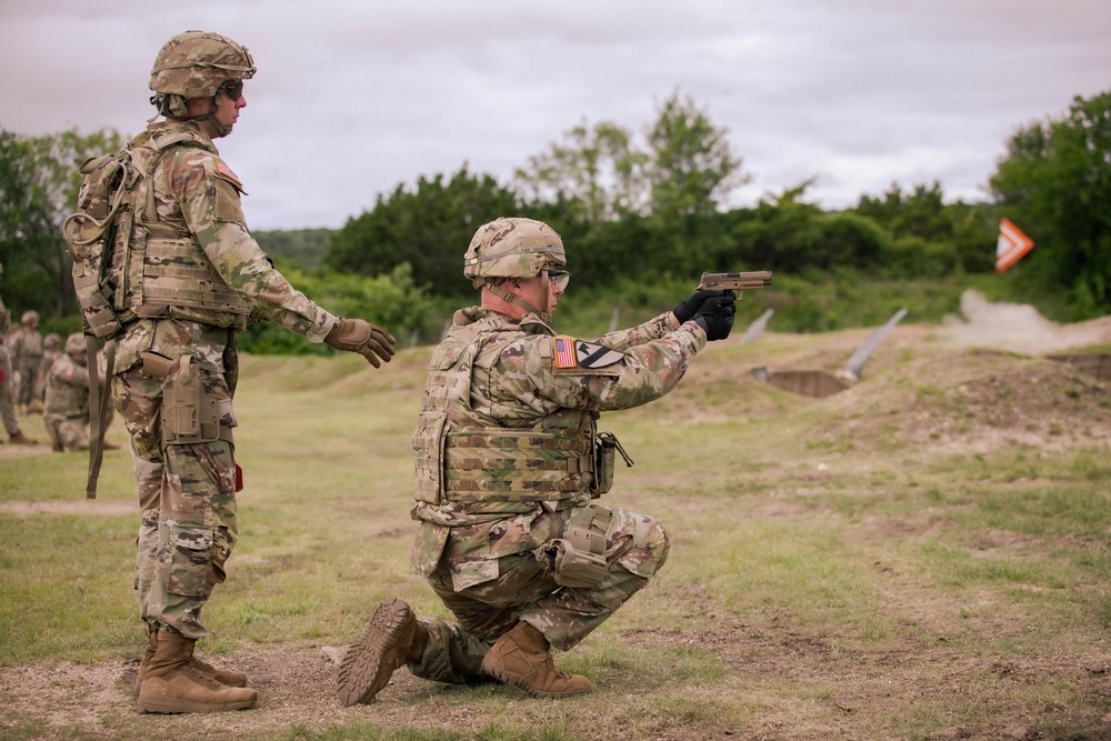 Soldiers from the 316th ESC qualify at ranges