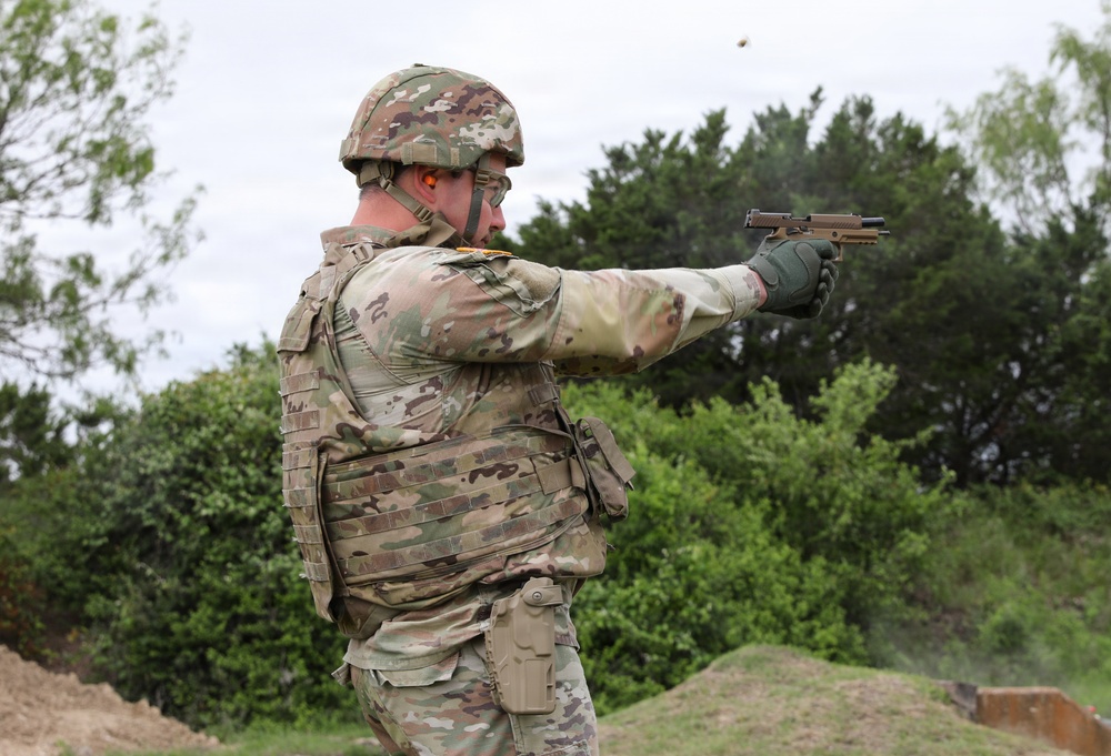 Soldiers from the 316th ESC qualify at ranges