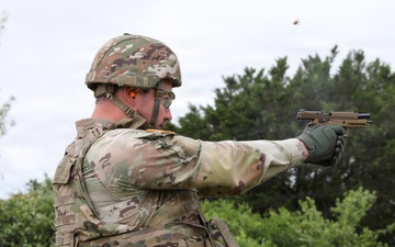 Soldiers from the 316th ESC qualify at ranges