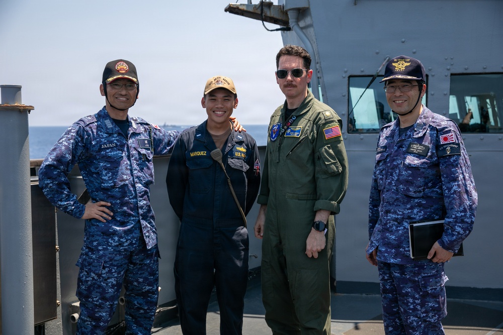 C7F Welcomes Japan Maritime Self-Defense Force Surface Warfare Squadron 6