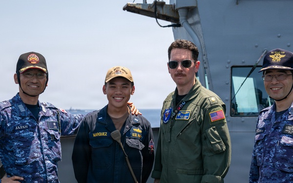 C7F Welcomes Japan Maritime Self-Defense Force Surface Warfare Squadron 6