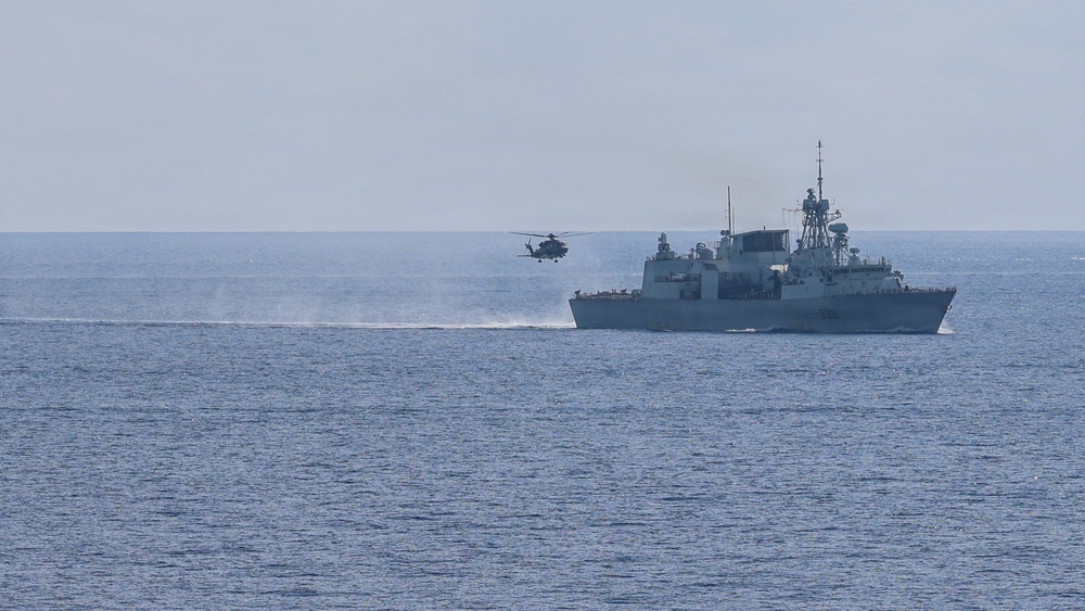 Australia, Canada, and U.S. conduct multilateral operations in South China Sea