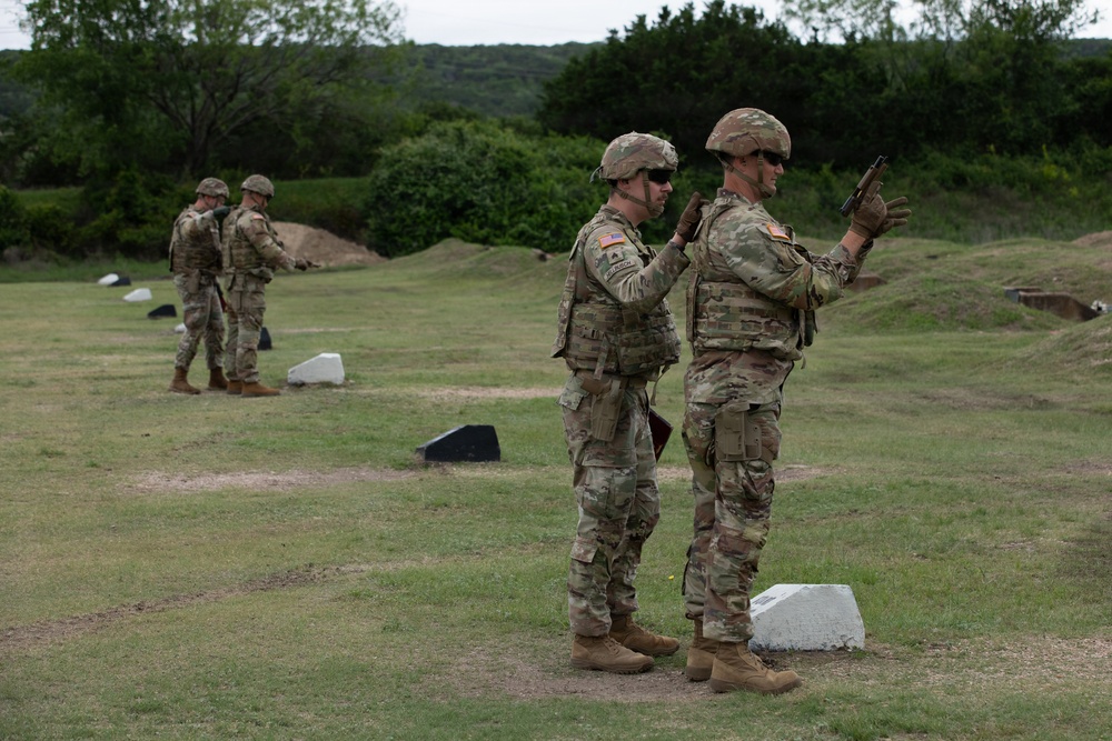 Soldiers from the 316th ESC qualify at ranges