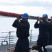 U.S. Navy Sailors prepare to get underway