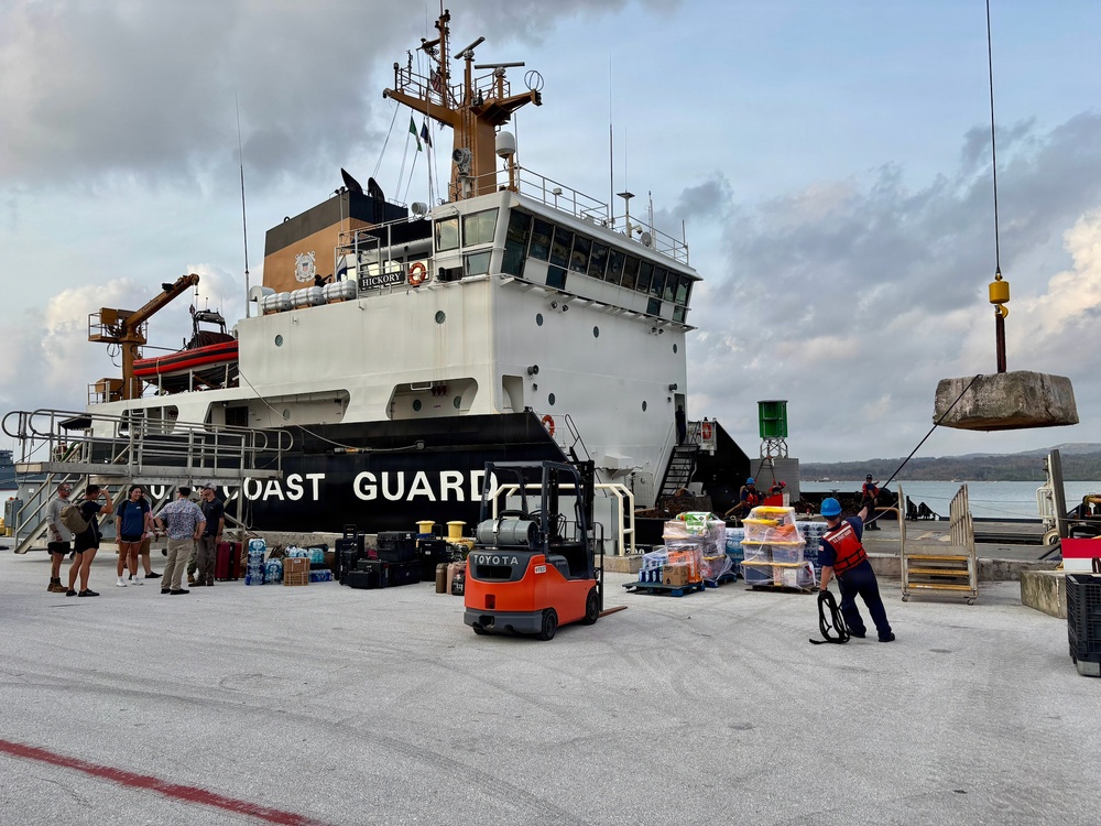 U.S. Coast Guard surges to CNMI as recovery push intensifies, continues support in Guam