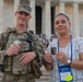 Mississippi National Guard Soldiers connect with the community at the Lincoln Memorial