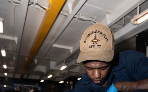 Daily Operations Aboard USS George H.W. Bush (CVN 77)