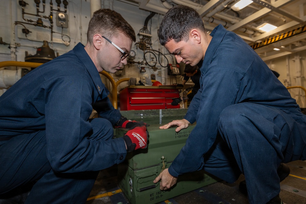 Daily Operations Aboard USS George H.W. Bush (CVN 77)