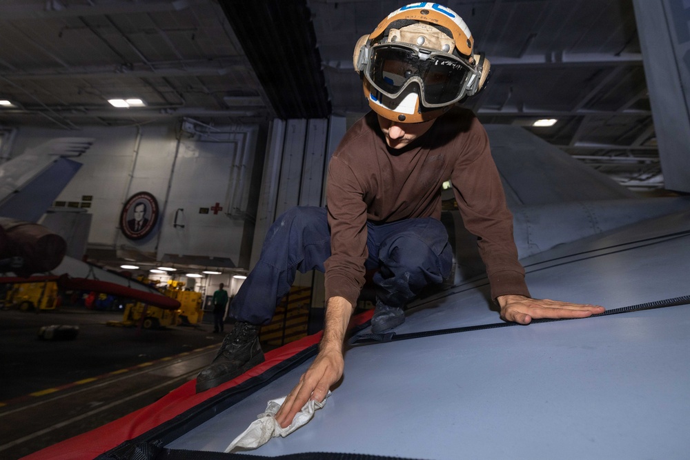 Daily Operations Aboard USS George H.W. Bush (CVN 77)