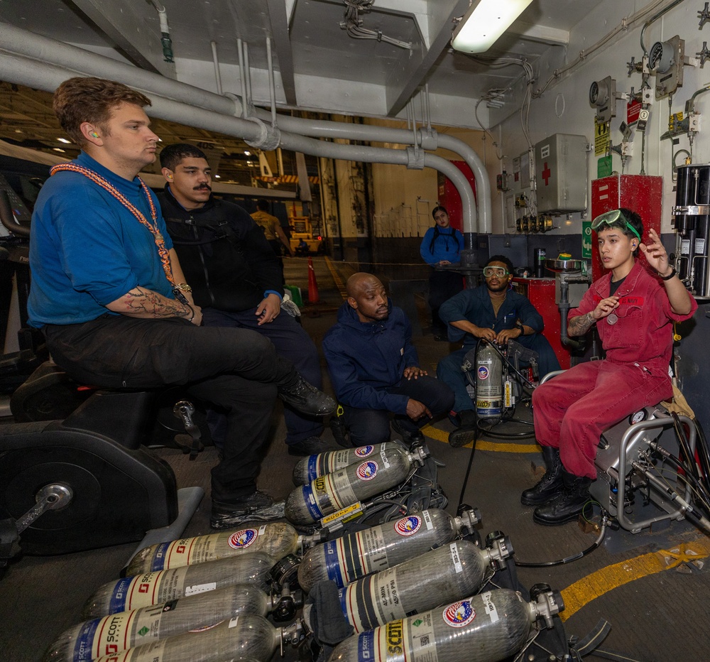Daily Operations Aboard USS George H.W. Bush (CVN 77)