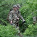 Airmen from the 113th Contingency Response Squadron practice land navigation at Camp Atterbury Joint Maneuver Training Center