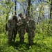 Airmen from the 113th Contingency Response Squadron practice land navigation at Camp Atterbury Joint Maneuver Training Center
