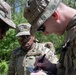 Airmen from the 113th Contingency Response Squadron practice land navigation at Camp Atterbury Joint Maneuver Training Center