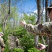 Airmen from the 113th Contingency Response Squadron practice land navigation at Camp Atterbury Joint Maneuver Training Center