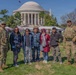 Soldiers from the Mississippi National Guard patrol during the Cherry Blossom Festival