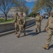 Mississippi National Guard Soldiers patrol at the Lincoln Memorial