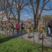 Mississippi National Guard Soldiers patrol during a protest at the Lincoln Memorial
