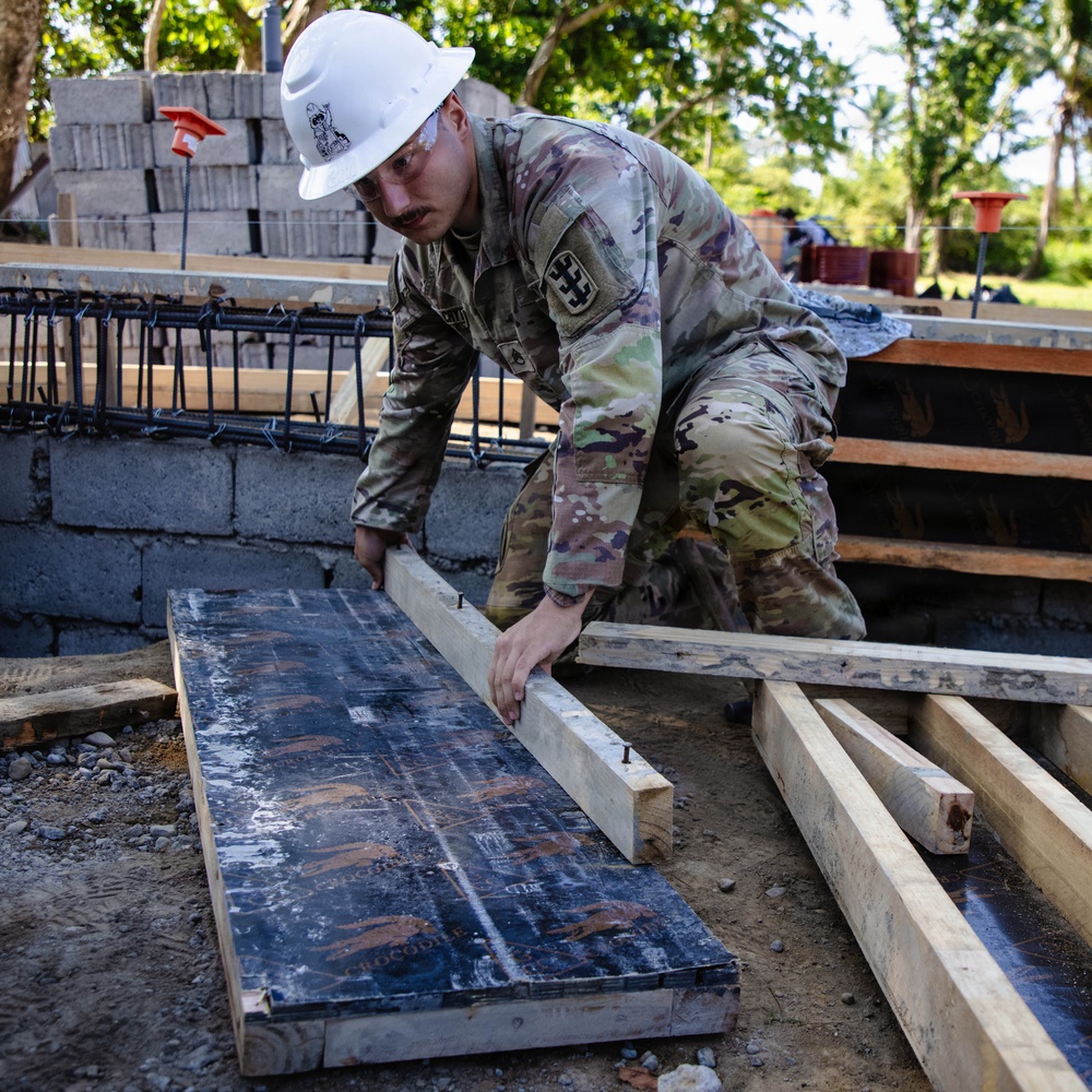 U.S. and Philippine Forces Build School During Exercise Balikatan 2026