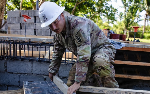 U.S. and Philippine Forces Build School During Exercise Balikatan 2026