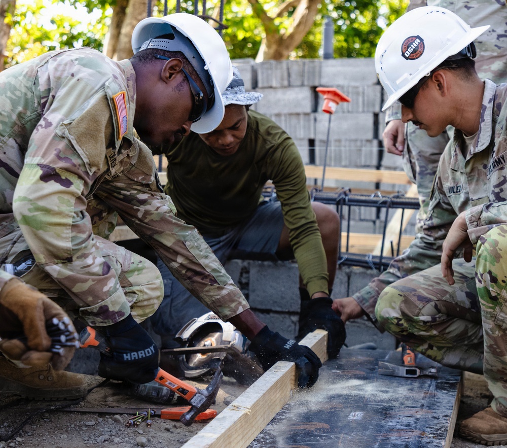 U.S. and Philippine Forces Build School During Exercise Balikatan 2026