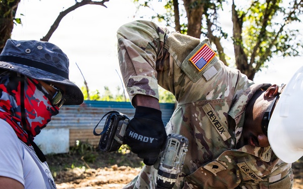 U.S. and Philippine Forces Build School During Exercise Balikatan 2026