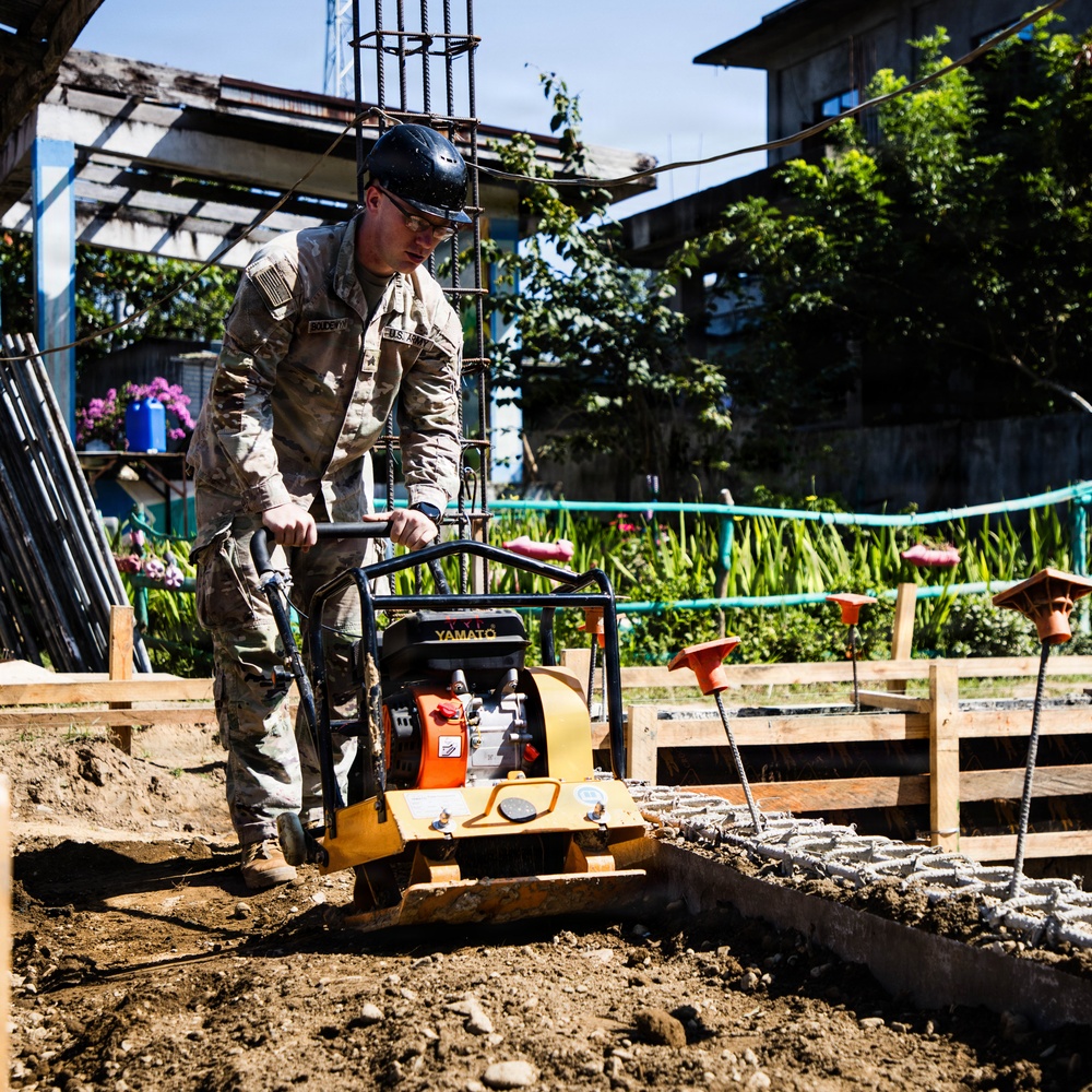 U.S. and Philippine Forces Build School During Exercise Balikatan 2026