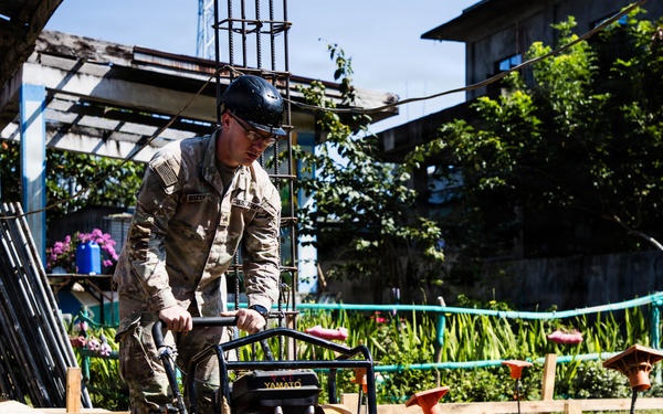 U.S. and Philippine Forces Build School During Exercise Balikatan 2026