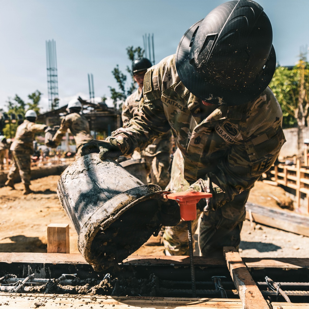 U.S. and Philippine Forces Build School During Exercise Balikatan 2026